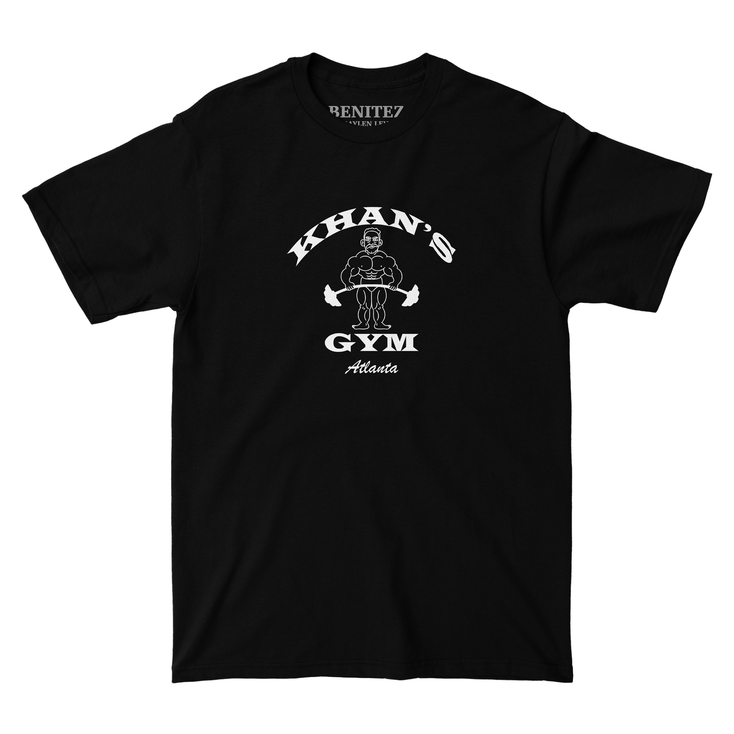Khan's Gym Black Tee