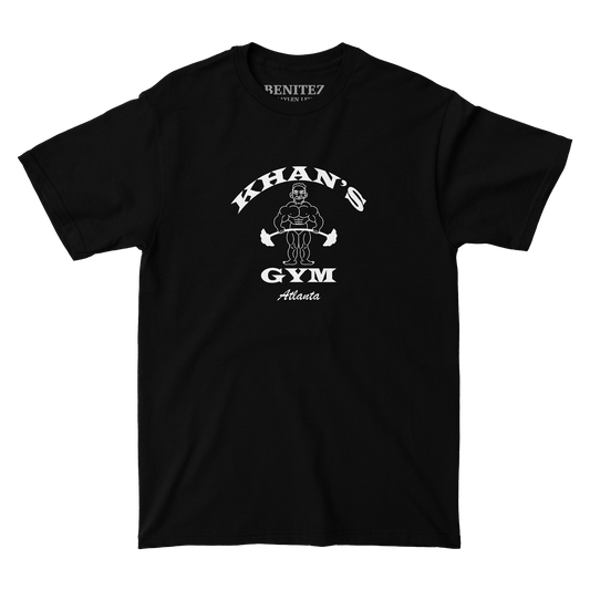 Khan's Gym Black Tee