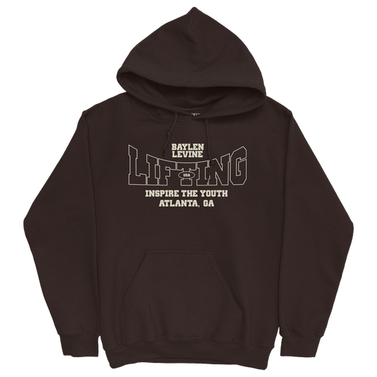 Baylen Levine Chocolate Brown Lifting Hoodie