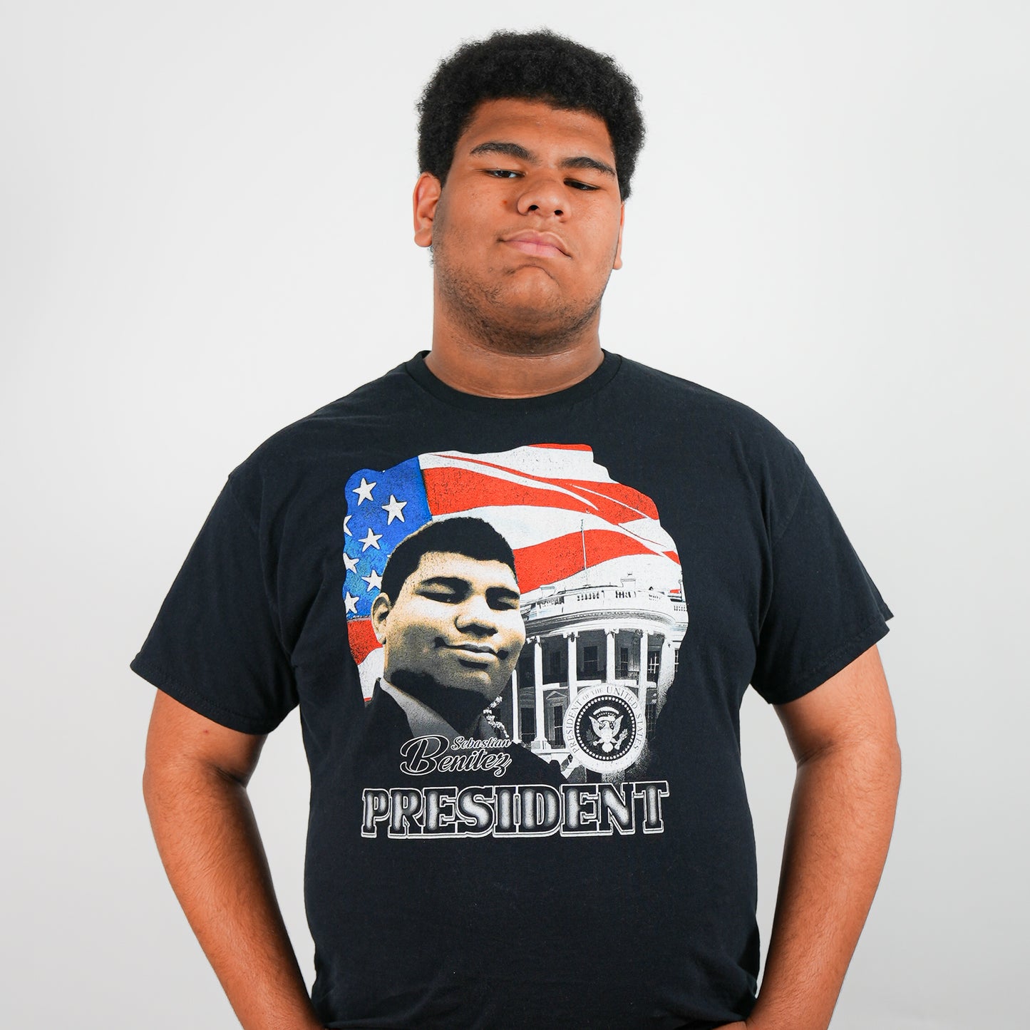 Benitez for President 2024 Black Tee