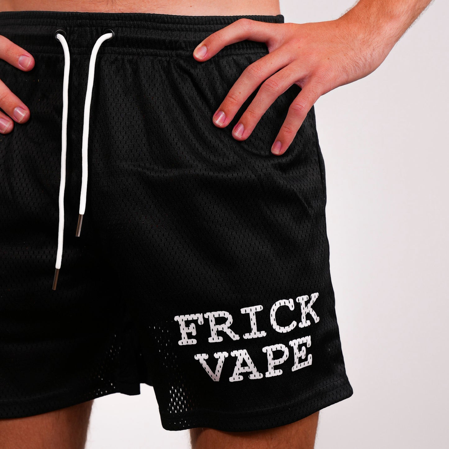 Frick Vape Black Mesh Shorts