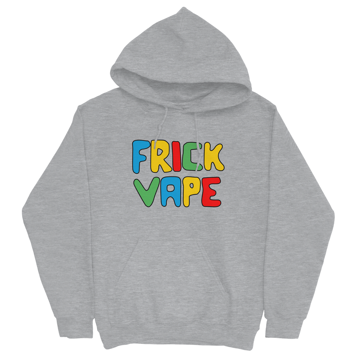 Fun Frick Vape Heather Grey Hoodie