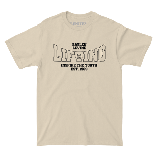 Baylen Levine Natural Colored Lifting Tee