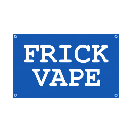Frick Vape Blue Wall Flag