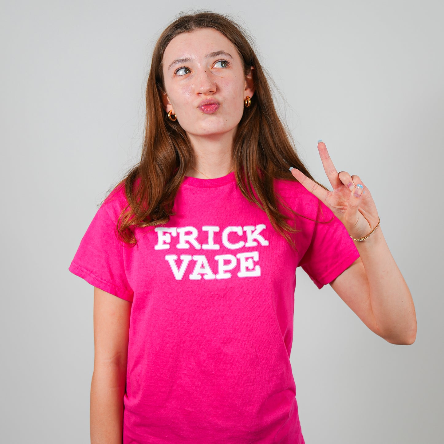 Girls Frick Vape Pink Tee