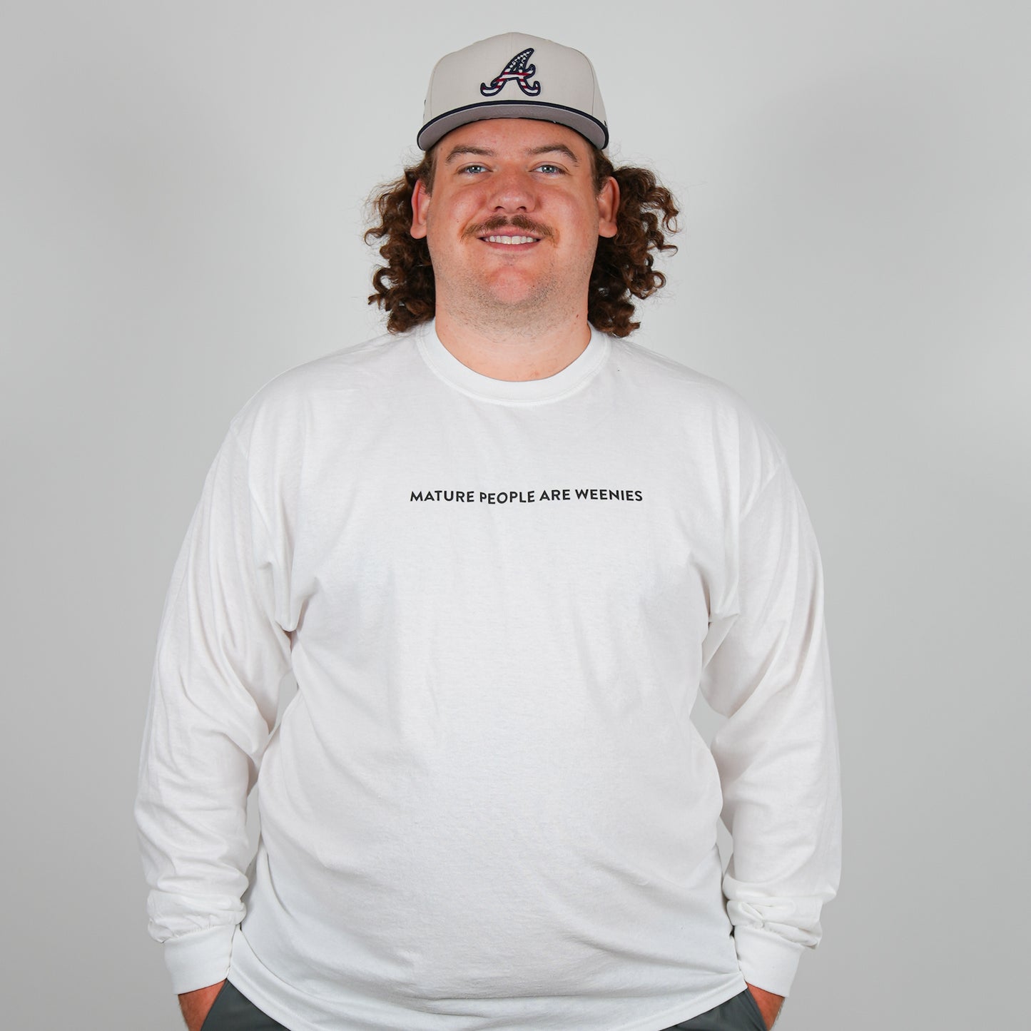 Mature People are Weenies White Long Sleeve