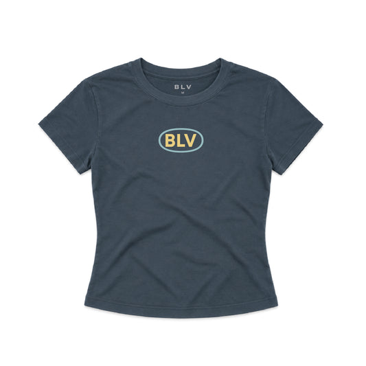 BLV CO - Girls Navy Tee