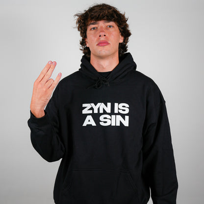 Zyn is a Sin Black Hoodie