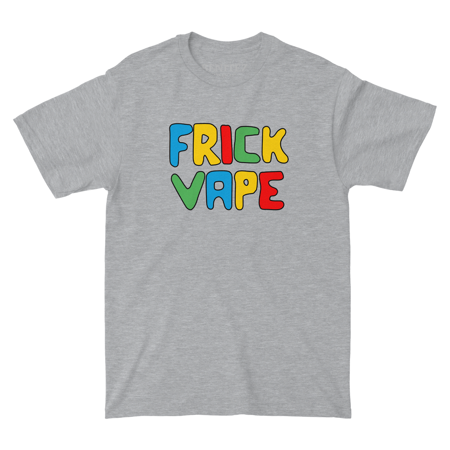 Fun Frick Vape Heather Grey Tee