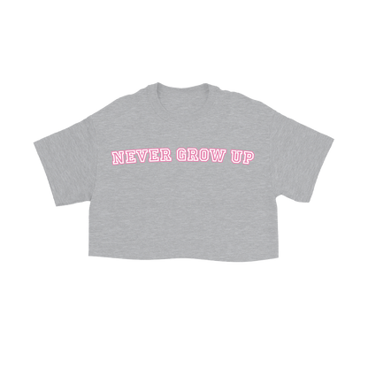 Girls Never Grow Up Cropped Tee