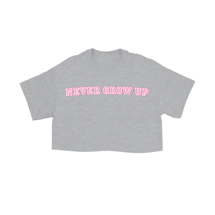 Girls Never Grow Up Cropped Tee