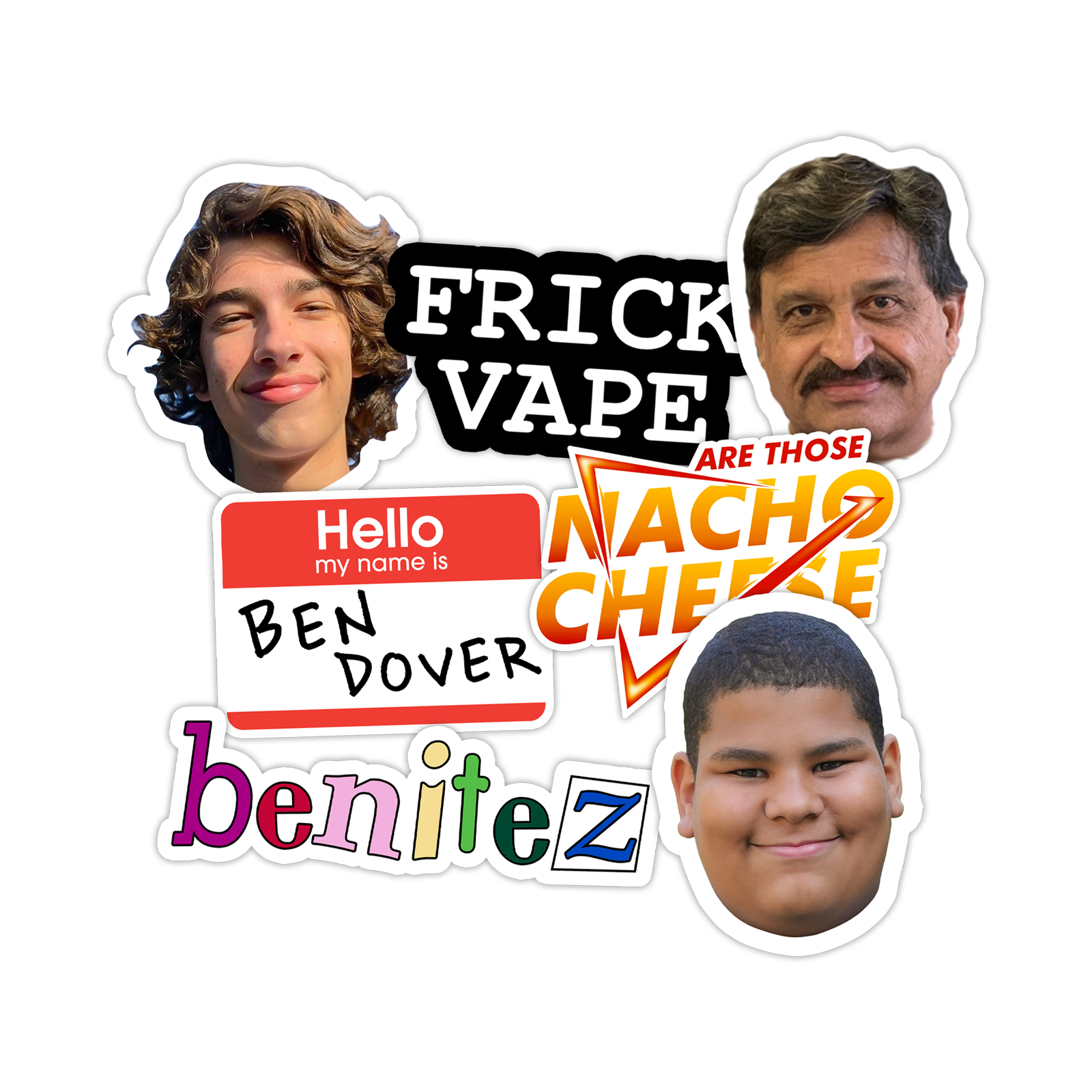 Benitez Classic Sticker Pack (7 stickers)