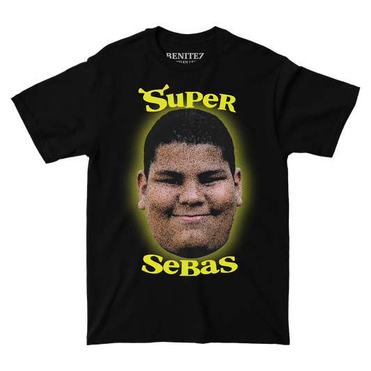 Super Sebas Black Tee